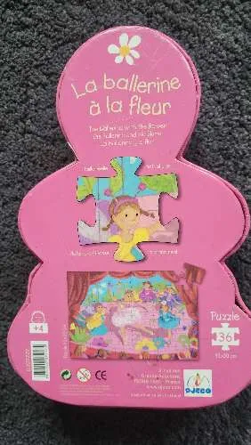 Djeco Puzzle Ballerina 36 Teile Kinderpuzzle ab 4 Jahren Mädchen 2