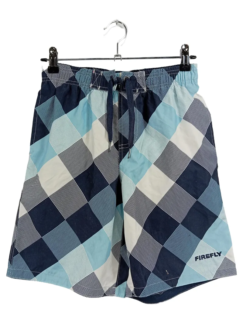 Firefly Badeshorts Kinder Gr. 152 Blau Kariert Badehose 1