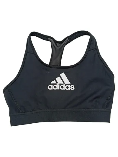 adidas Damen Sport BH Schwarz Gr. S Logo-Print