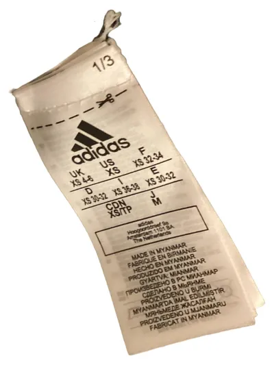 adidas Damen Sport BH Schwarz Gr. S Logo-Print