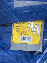teXXor Bundhose Arbeitshose Gr. 58 Royal-Blau Baumwolle Berufskleidung