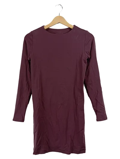 Fabletics Damen Sport Shirt Langarmshirt Lila Gr. 38 M
