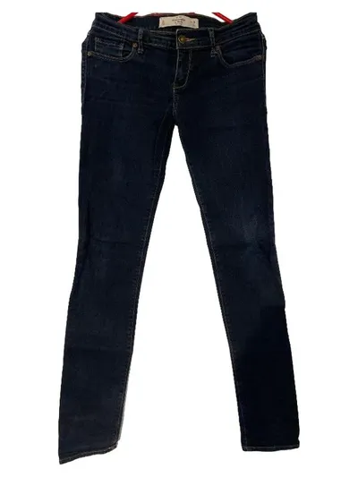 Abercrombie & Fitch Damen Jeans Slim Fit W26 L35 Blau