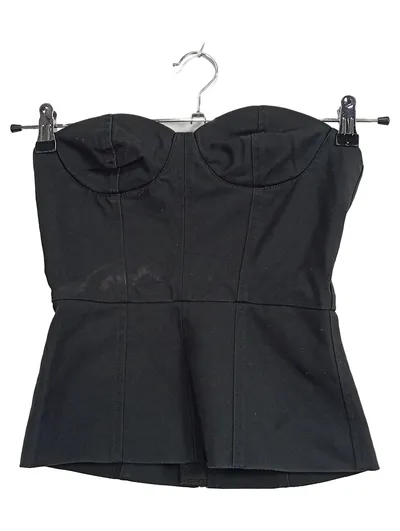 Space Style Concept Damen Korsett Top Bustier Schwarz Gr. 40 Elegant Party