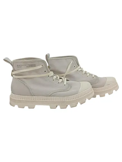 bugatti Herren High-Top Sneaker Canvas Beige Gr. 39