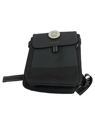 Kapten & Son Rucksack Kinder Schwarz littlekapten Bär Freizeit