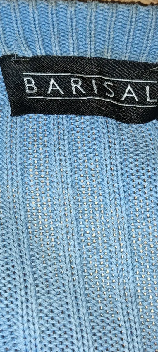 Barisal Herren Pullover Strickpullover Blau Größe XXL Rippstrick Baumwolle 3