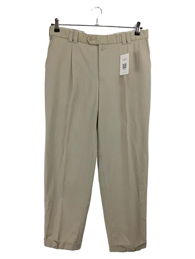 Meyer Herren Stoffhose Chino Beige Gr. 44 Klassisch Pleats