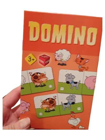 Domino Bauernhof Tiere Kinderspiel ab 3 Jahren Legespiel