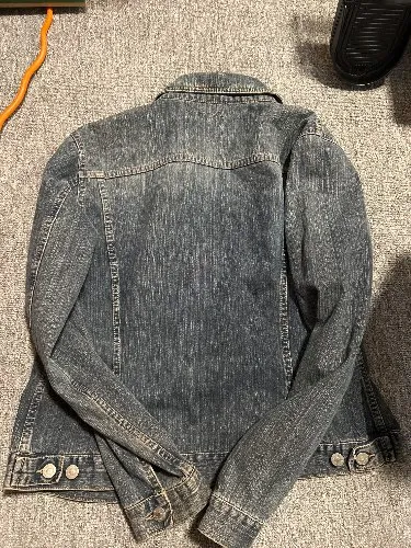 Sisley Damen Jeansjacke Blau Gr. M Casual Baumwolle