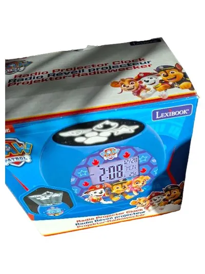 Lexibook PAW Patrol Kinder Radiowecker Projektor RL975PA 01 Blau