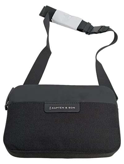 Kapten & Son Umhängetasche Damen Schwarz Crossbody Bag Polyester