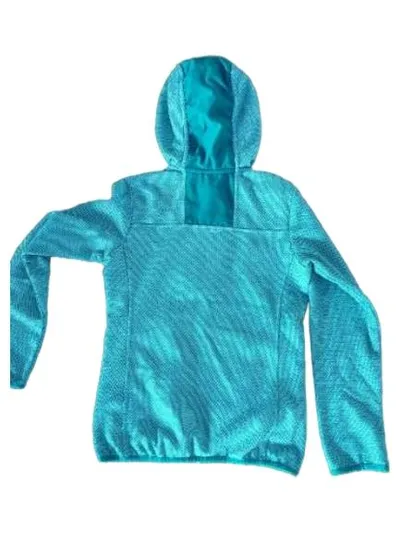 CMP Fleecejacke Kinder Gr. 164 Türkis Outdoor Kapuze Reißverschluss