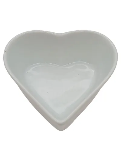 Cilio Herzschale Dipschale Porzellan Weiß Herz 10cm Schälchen
