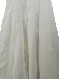 LILLY Brautkleid Hochzeitskleid Weiß Gr. 36 A-Linie Spitze Applikationen 4