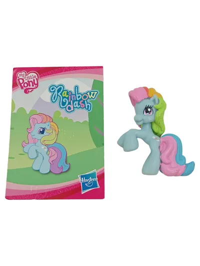 Hasbro My Little Pony Rainbow Dash Sammlerfigur Fan Figur Blau 5 cm