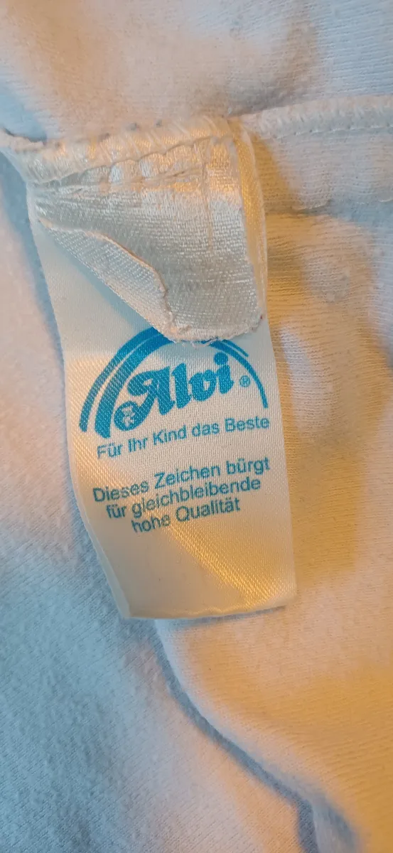 ALVI Baby Schlafsack Langarm Gr. 80 Grau Baumwolle 2