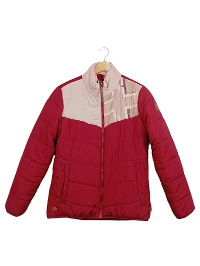 Nanga Parbat Steppjacke Damen Gr. M Rot Rosa Outdoor Winterjacke