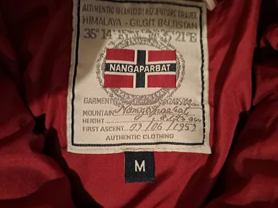 Nanga Parbat Steppjacke Damen Gr. M Rot Rosa Outdoor Winterjacke