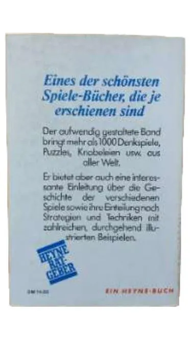 Denkspiele der Welt Buch Pieter van Delft Jack Botermans Heyne Rätselspiel