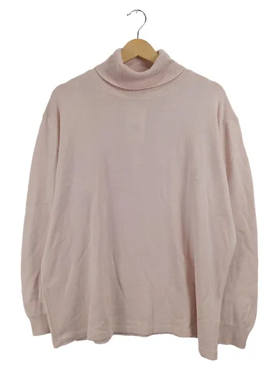 Canda Damen Rollkragenpullover Rosa Gr. XL Strickpullover C&A