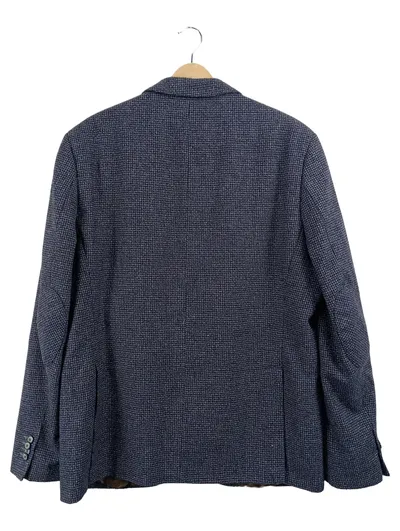 Calamar Herren Sakko Jackett Blazer Blau Gr. 56 Strukturmuster