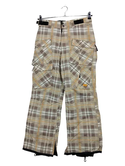 HOT STUFF Skihose Kinder 152 kariert beige Snowboardhose