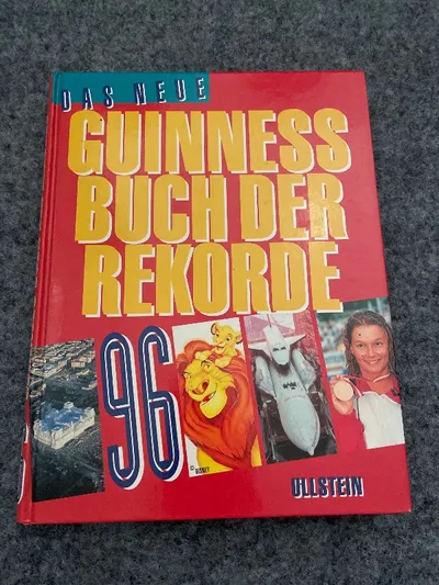 Guinness Buch der Rekorde 1996 Ullstein Hardcover Nachschlagewerk