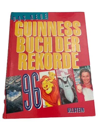 Guinness Buch der Rekorde 1996 Ullstein Hardcover Nachschlagewerk