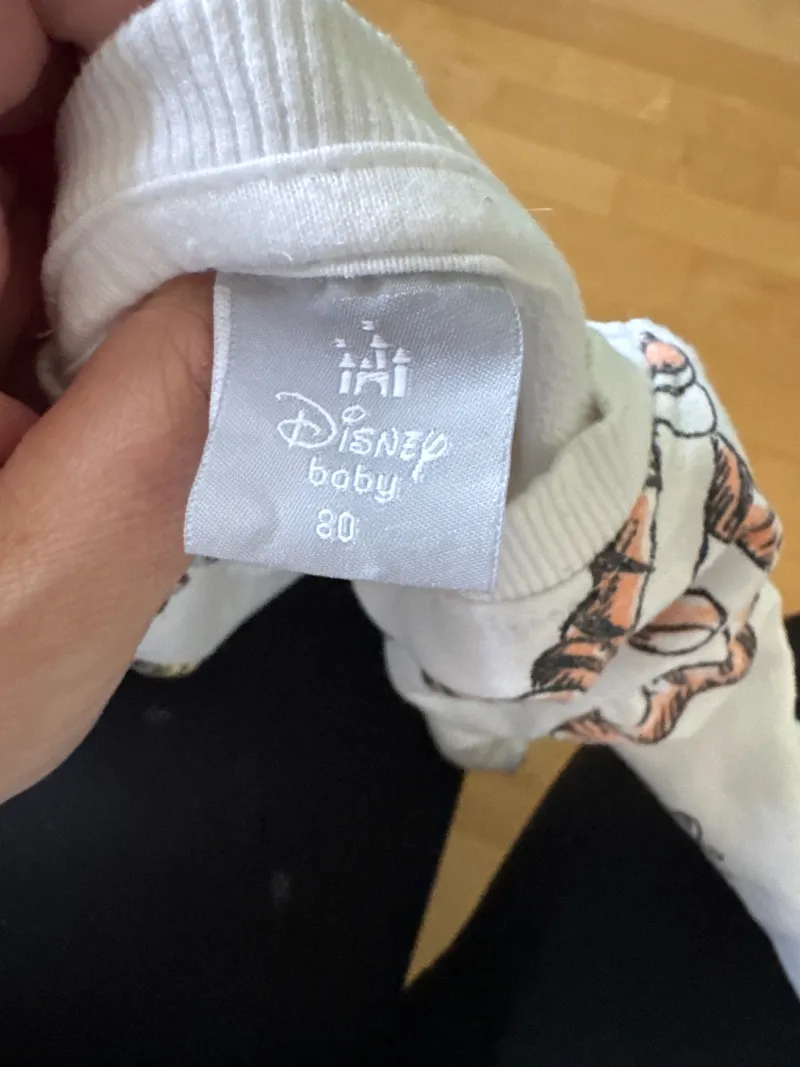 Disney Baby Pullover Winnie Puuh und Freunde Gr. 80 Weiß Baumwolle 4