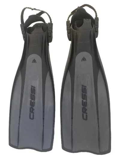 Cressi Schwimmflossen Taucherflossen Schwarz Größe S-M