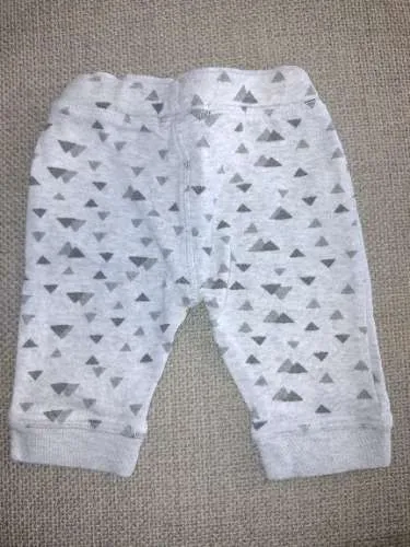 STACCATO Jogginghose Kinder Grau Gr. 56 Bergmuster Baumwolle