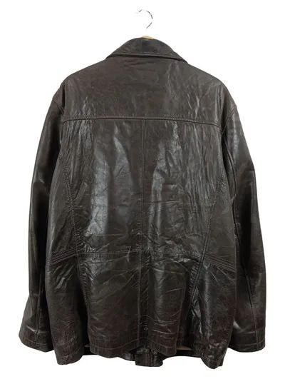 Engbers Herren Lederjacke Braun Gr. 52 XL Casual