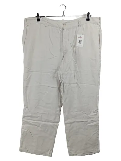 Canda Herren Stoffhose Chino Leinen Größe 54 XXL Beige Casual