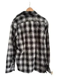 Celio Freizeithemd Herren Gr. 52;XL Grau Kariert Langarm Slim Fit 3