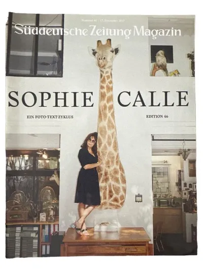 Süddeutsche Zeitung Magazin Nr. 46 2017 Sophie Calle Foto-Text-Zyklus Kunst