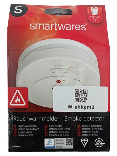 Smartwares FSM-11001-KL Rauchwarnmelder Rauchmelder Weiß 85dB