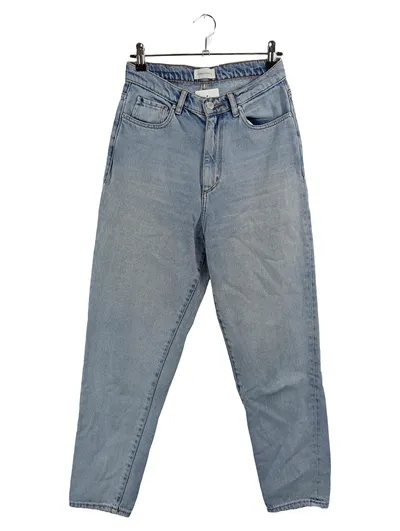 ARMEDANGELS Damen Mom Jeans Straight Leg Blau Gr. 26 Baumwolle