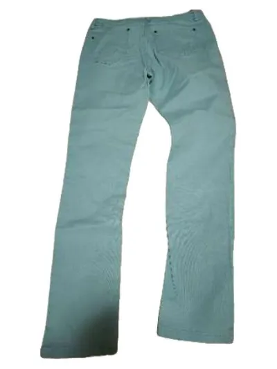 TCM Damen Jeans Slim Fit Gr. 38 Türkis Stretch Hose