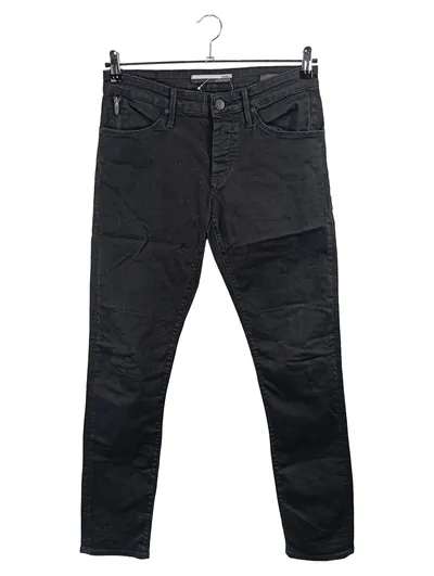 Mavi Herren Stoffhose Chino Casual Schwarz Gr. 40 W32 L34