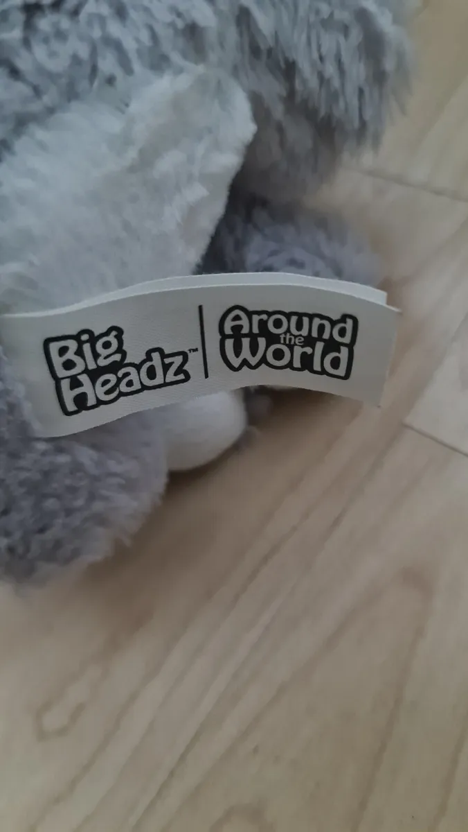 Big Headz Koala Kuscheltier Plüschtier große Augen grau 22cm 2