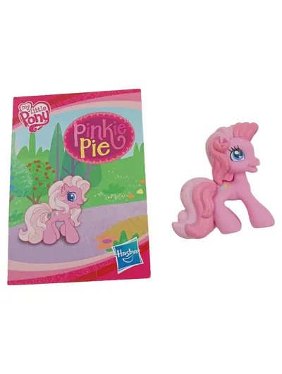 Hasbro My Little Pony Pinkie Pie Spielfigur Rosa Pferd mit Karte