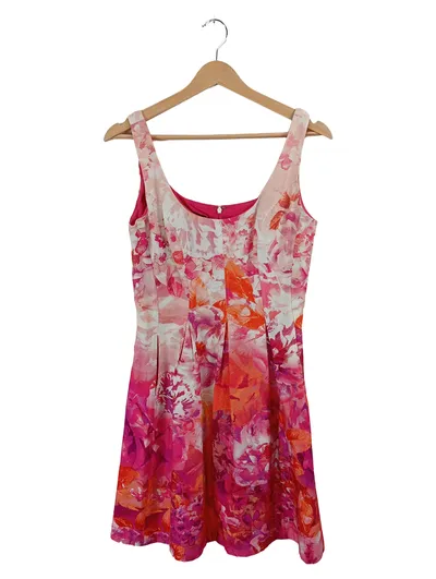 Nine West Damen Freizeitkleid Wickelkleid Blumenmuster Mehrfarbig Gr. S