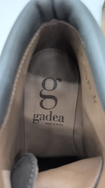 Gadea Damen Stiefelette Schnürer Fransen Wildleder Braun Gr. 36 Made in Spain