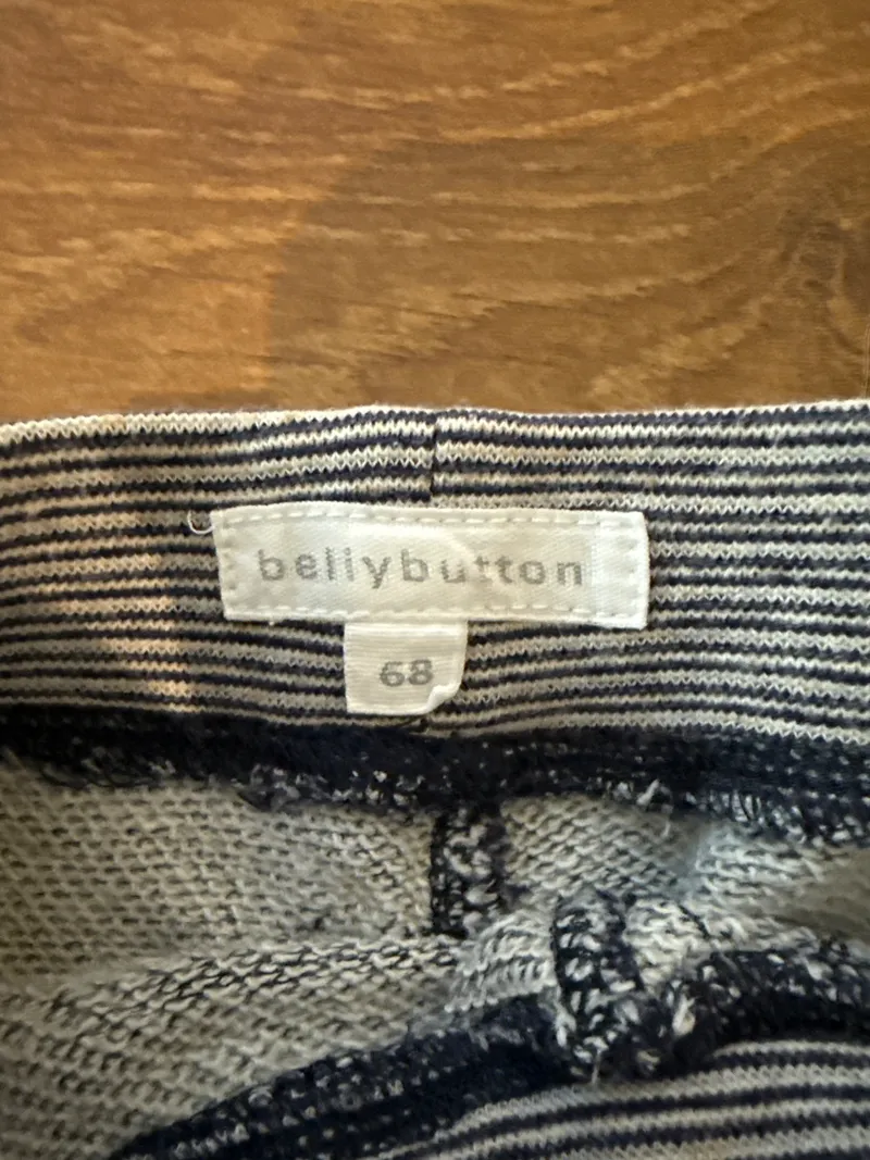 bellybutton Kinder Jogginghose Grau Gr. 68 Auto-Muster Baumwolle 3