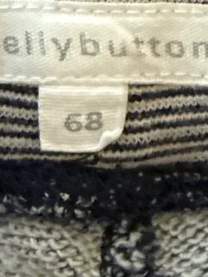 bellybutton Kinder Jogginghose Grau Gr. 68 Auto-Muster Baumwolle 4