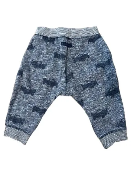 bellybutton Kinder Jogginghose Grau Gr. 68 Auto-Muster Baumwolle 6