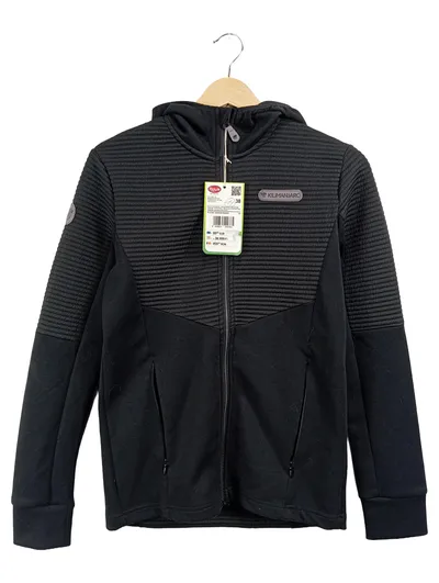 Kilimanjaro Trainingsjacke Damen Gr. 38 Schwarz Sportjacke Kapuze