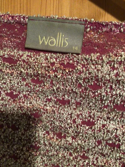 Wallis Damen Pullover Strickpullover Gr. 40/L Lila Meliert 3/4-Arm