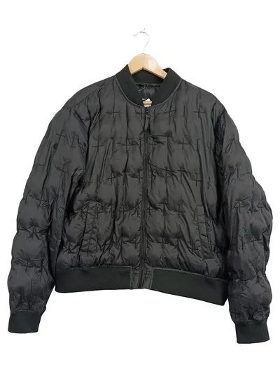 Superdry Studios Bomberjacke Damen Gr. 44 XXL Schwarz Gesteppt Steppjacke